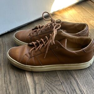 Greats Tan Leather Men's Sneakers
